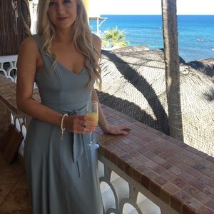 Show me your Mumu Jenn maxi dress in silver sage